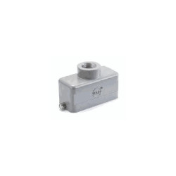 Capot 16B, Aluminium moulé sous pression, Alliage de zinc moulé, IP67, Sortie verticale, M40